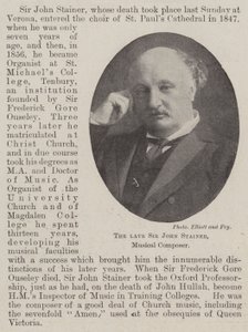 The late Sir John Stainer, Musical Composer