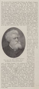 The Late Sir Noel Paton, RSA, His Majesty