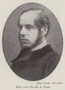 The Late Sir R. J. Paul by English Photographer