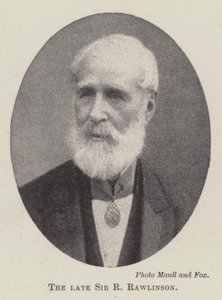 The Late Sir R Rawlinson by English Photographer