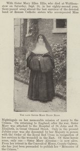 The Late Sister Mary Ellen Ellis by English Photographer