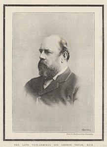 The late Vice-Admiral Sir George Tryon by English Photographer