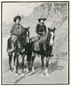 The Opening of the Golden West Exhibition at Earls Court: How the Divided Skirt Works by English Photographer