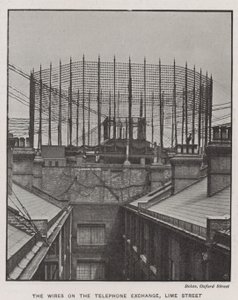 The wires of the telephone exchange, Lime Street