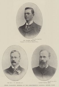 Three Prominent Members of the Johannesburg National Reform Union by English Photographer