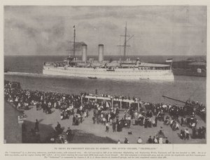 To bring Ex-President Kruger to Europe, the Dutch Cruiser, Gelderland