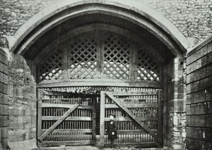 Tower of London: Traitors Gate, 1890 by English Photographer