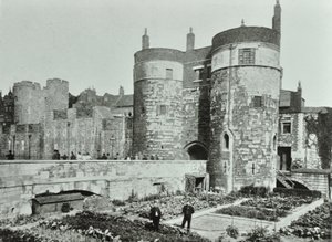 Tower of London: Beauchamp and Byward Towers, 1895 by English Photographer