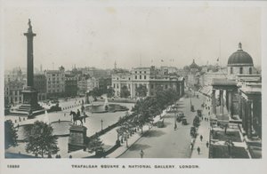Trafalgar Square and the National Gallery, London by English Photographer
