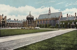 Trinity College, the Great Court by English Photographer