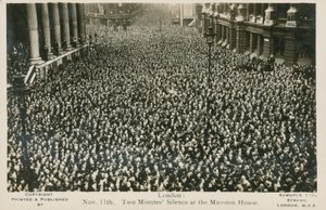 Two Minutes Silence at the Mansion House, London by English Photographer