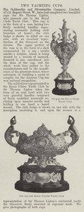 Two Yachting Cups by English Photographer