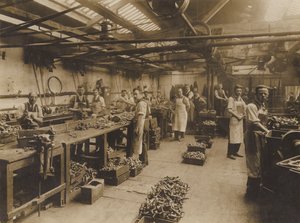 Unidentified English Engineering Works, Early 20th Century by English Photographer