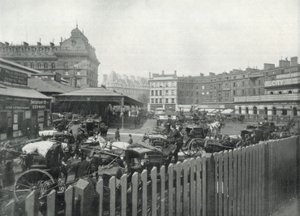 Victoria Station, General View of the Station Yard by English Photographer