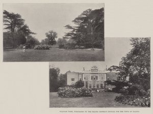 Walpole Park, purchased by the Ealing District Council for the Town of Ealing by English Photographer