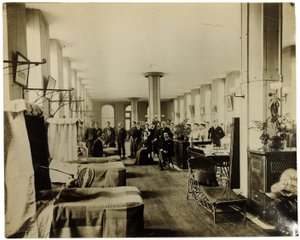 Ward at St. Thomas Hospital, London, c.1890