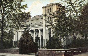 Wesleyan Chapel, Boston by English Photographer