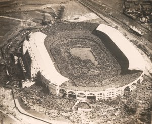 West Ham United vs. Bolton Wanderers, the first football match to be played at the new Wembley Stadium, 1923