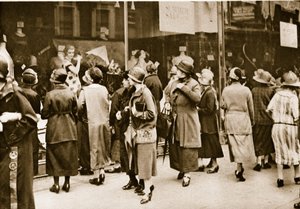 Window shopping on Kensington High Street by English Photographer