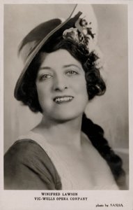 Winifred Lawson, Vic-Wells Opera Company by English Photographer