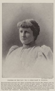Writers of the Day, Miss Mary E Wilkins by English Photographer
