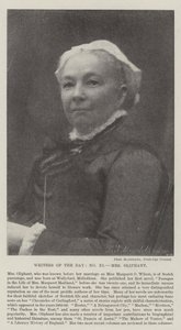 Writers of the Day, Mrs Oliphant by English Photographer