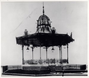 Ornamental Bandstand in East End Park, Leeds by English Photographer English Photographer