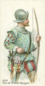 1580, Time of Drakes Voyages by English School