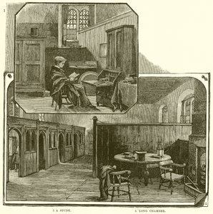 1. A Study. 2. Long Chamber by English School