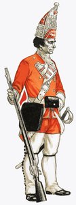 92nd Foot Grenadier 1751 by English School