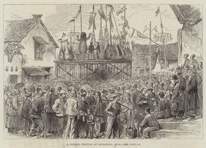 A Chinese Festival at Sourabaya, Java by English School