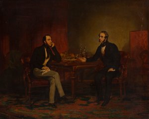 A Conversation Piece, c.1840 by English School