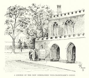 A Corner of the now Demolished Vice-Chancellor