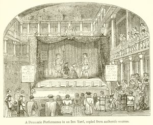 A Dramatic Performance in an Inn Yard