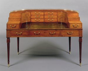 A George III Carlton House Desk