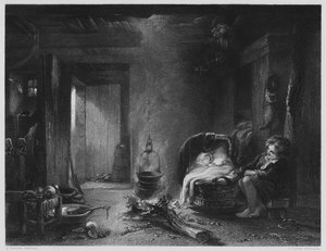 A Highland Cottage, from the picture in the Vernon Gallery