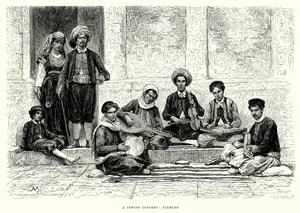 A Jewish Concert: Tlemcen by English School