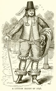 A London Dandy of 1646 by English School