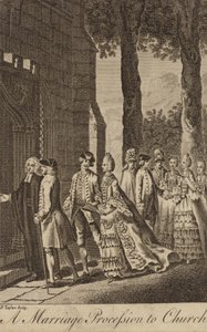 A Marriage Procession to Church