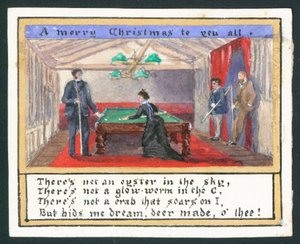 A Merry Christmas to you all - greetings card
