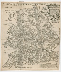 A New and Correct Map of the Roads of England