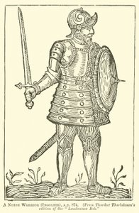 A Norse Warrior, Ingolfir, AD 874 by English School