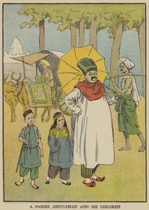 A Parsee Gentleman and His Children