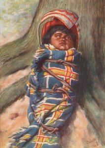 A Piute Indian papoose