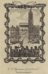 A Representation of an Ancient Tournament by English School