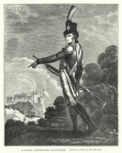 A Royal Edinburgh Volunteer by English School