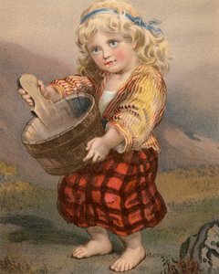 A Scotch Lassie by English School
