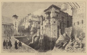 A Spanish City, Granada by English School