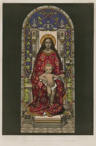 A Stained and Painted Glass Window by English School