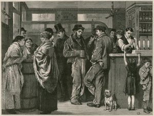 A Sunday Afternoon in a Gin Palace by English School